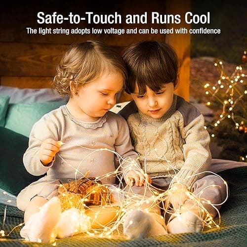 Fairdeer 6 Pack Fairy Lights Battery Operated - 7ft 20 Led Twinkle Lights 3 Modes, Bulk Mini String Lights Waterproof for Mason Jars Vases DIY Party Wedding Decoration Christmas -Warm White thumbnail 3