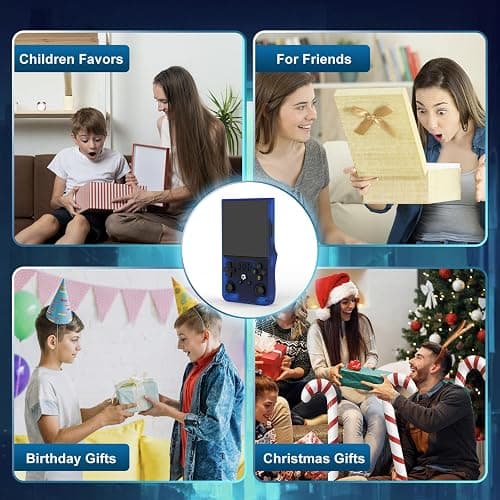 R36MAX Retro Handheld Game Console 4 inch IPS Screen Mini Retro Gaming Console 4000mAh Portable Pocket Arcade 64G TF Card 20+ Mainstream Emulators thumbnail 6