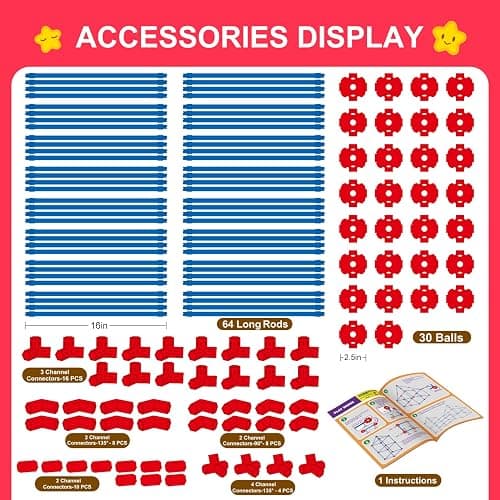 Fort Building Kit for Kids,STEM Construction Toys, Christmas & Birthday Gift for 4 5 6 7 8 9 10 11 12 Years Old Boys and Girls,Ultimate Creative Set for Indoor & Outdoors Activity,140 Pcs,Original thumbnail 6