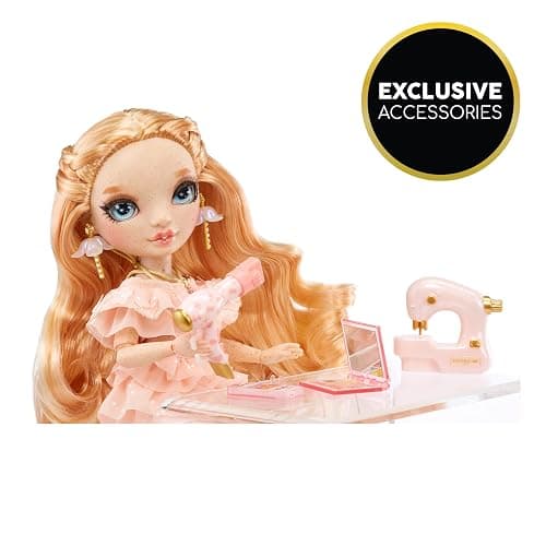 Rainbow High Victoria- Light Pink Fashion Doll and Freckles from Head to Toe. Fashionable Outfit & 10+ Colorful Play Accessories. Great Gift for Kids 4-12 Years Old and Collectors. thumbnail 5