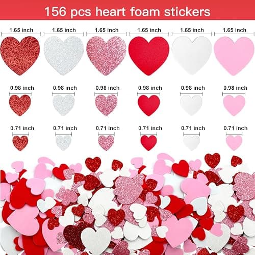 256 Pcs Valentines Day Crafts Gifts Set thumbnail 3