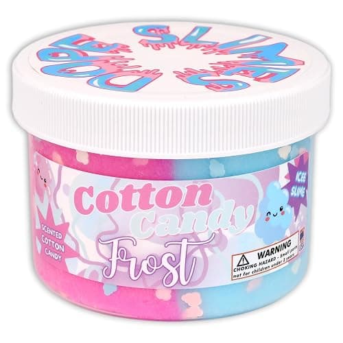 Cotton Candy Frost (8oz) - ICEE Textured Slime - Handmade in USA - Dope Slimes thumbnail 3
