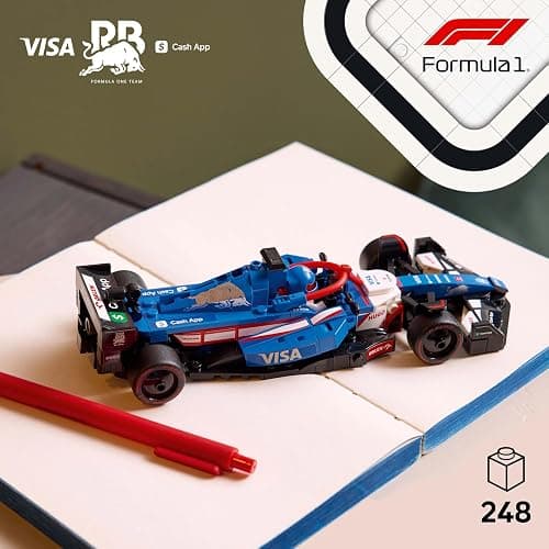 LEGO Speed Champions Voiture F1 Visa Cash App RB VCARB 01 - Maquette à Construire d'un véhicule de Formule 1 - Minifigurine Collector de Pilote de Course - Idée de Cadeau pour Adulte 77246 - Visa Cash App RB VCARB 01 F1 Car 77246 thumbnail 4