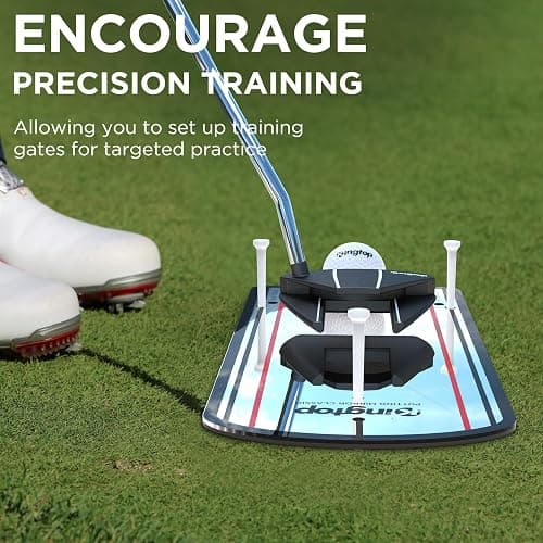 KINGTOP Golf Putting Mirror - Alignment Putting Training Aids for Consistency & Accuracy - Ideal for Indoor | Outdoor Practice, with Carry Bag and Golf Tees thumbnail 8