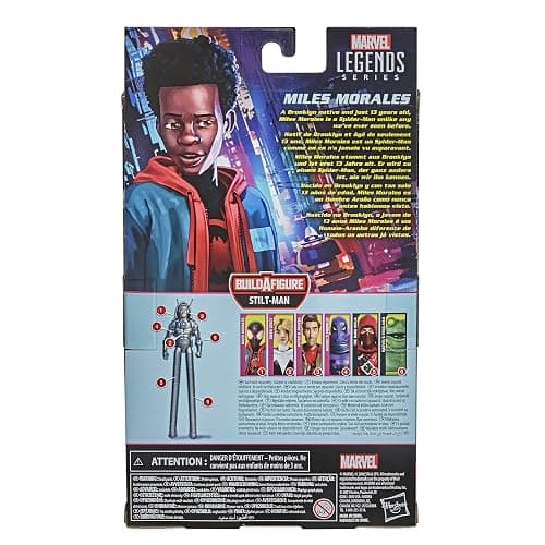 Hasbro Marvel Legends Series Spider-Man: Into The Spider-Verse Miles Morales 6-inch Collectible Action Figure Toy thumbnail 4