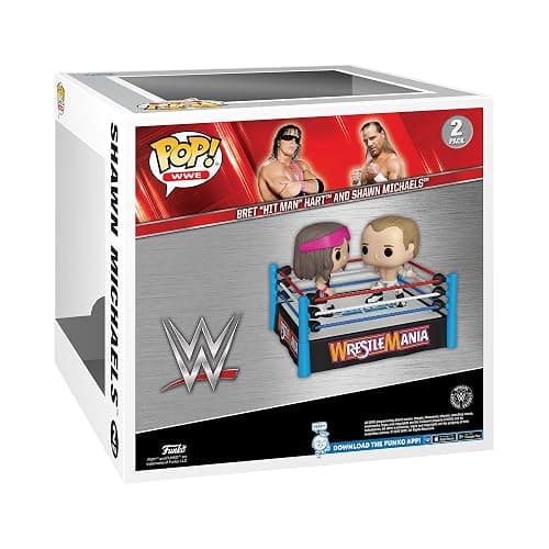 Funko Pop Moments: WWE - Bret Hart Hit Man Hart and Shawn Michaels - Collectable Vinyl Figure - Gift Idea - Official Merchandise - Toys for Kids & Adults - Sports Fans - Model Figure for Collectors thumbnail 3