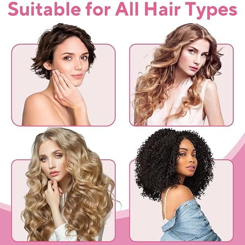 Bounce Curl Brush, Curly Defining Hair Styling Brush Shaping for Women and Men Less Reducing Pulling Detangling Shaping Curl Separation (Pink) thumbnail 2