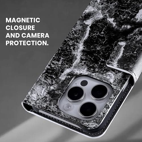 Head Case Designs Officially Licensed Harry Potter Crookshanks Prisoner of Azkaban II Leather Wallet Case Compatible with Apple iPhone 14 thumbnail 4