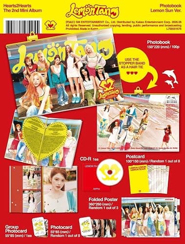 Lemon Tang Hearts2Hearts Album [Random Photobook ver.]+Pre Order Benefits+BolsVos Idol-Inspired Freebies 2nd Mini Album thumbnail 2