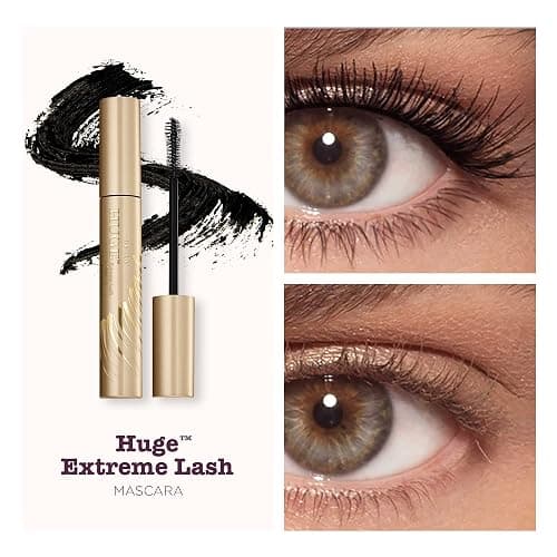 stila HUGE Extreme Lash Mascara, Intense Black | Volume, Full Length, Curl, Lift, No Clump, Crunch or Smudge | Lightweight, Long-Lasting Buildable Eye Makeup Formula | 0.44 Fl. Oz. thumbnail 2