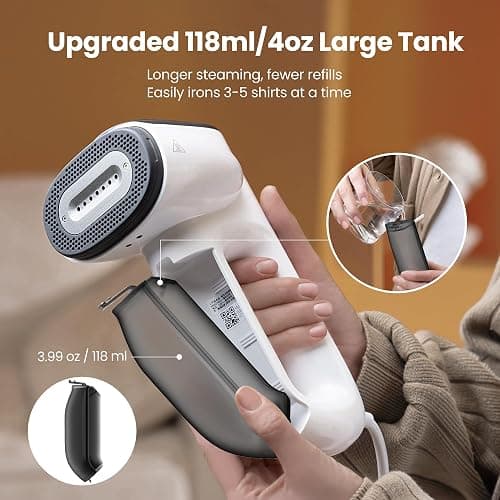 Портативный отпариватель с функцией всасывания для глажки одежды (Neakasa Magic 1 Steamer) thumbnail 9