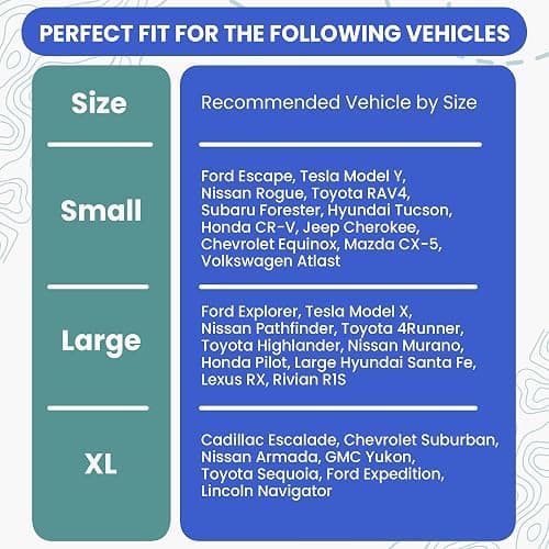 4Knines Split Cargo Liner for SUV – For Dogs & Pets, Heavy-Duty, Waterproof Trunk Mat & Cargo Cover – Fits 60/40 Split Bench & Armrest Pass-Through – Machine Washable, Non-Slip, Durable (Large, Beige) thumbnail 6