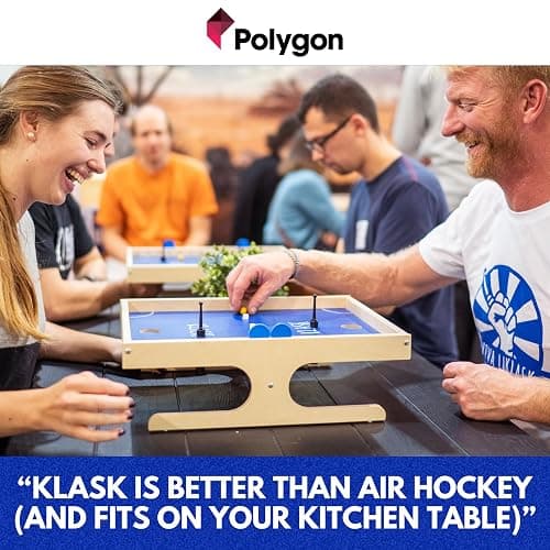 KLASK: The Magnetic Award-Winning Party Game of Skill - for Kids and Adults of All Ages That’s Half Foosball, Half Air Hockey thumbnail 6