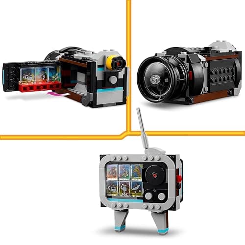 LEGO Creator 3in1 Retro Camera Toy to Video Camera to TV Set, Kids' Desk Decoration or Bedroom Accessories, Photography Gifts for Girls and Boys Aged 8 Plus Years Old Who Enjoy Creative Play 31147 thumbnail 6