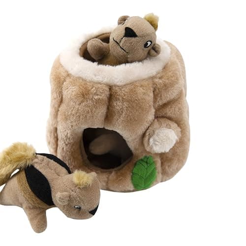 Outward Hound Hide A Squirrel Plush Dog Toy Puzzle, Medium thumbnail 8