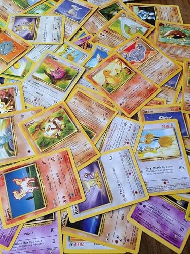 Pokemon Lot 40: 1st Gen Cards (Base, Jungle, Fossil, Team Rocket) - Common & Uncommon - Excellent Condition - Image 1
