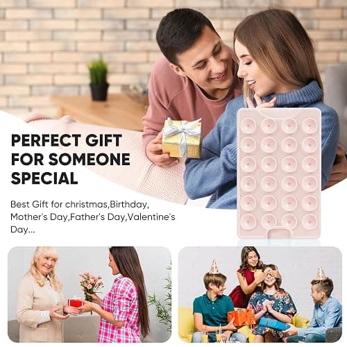 CukoHno Classic - Suction Phone Card Holder Adhesive Mount,Up to 3 Cards,Hands-Free,Strong Grip Holder for Selfies and Videos,2.28″x 3.5″,Chalk Pink thumbnail 6