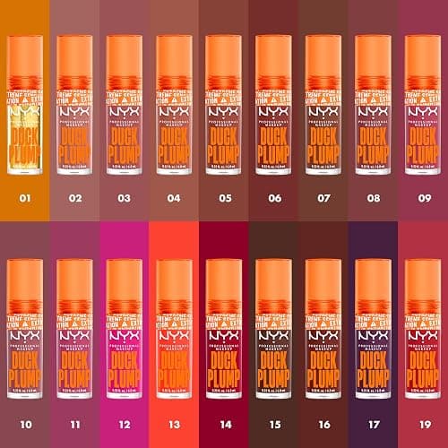 NYX PROFESSIONAL MAKEUP Duck Plump High Pigment Lip Gloss, Lip Plumper Gloss with Spicy Ginger - Clearly Spicy thumbnail 7
