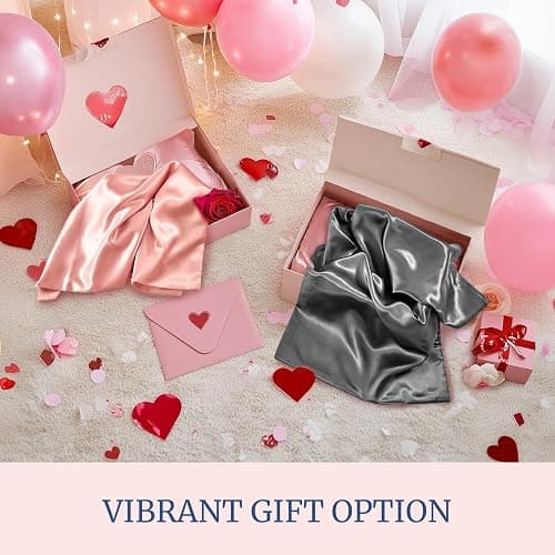 BEDELITE Satin Pillowcase for Hair and Skin, Super Soft and Cooling Similar to Silk Pillow Cases 2 Pack with Envelope Closure, Gift for Women Men(20"x30" Queen Size, Plum Purple) thumbnail 2