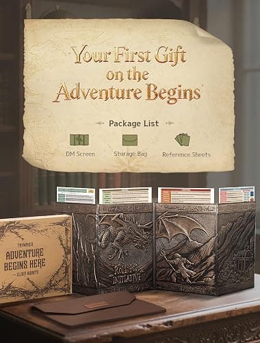 Trymaker Dm Screen, DND Dungeon Master Screen Faux Leather, Gm Screen, D&D Dungeons and Dragon Accessories Gift thumbnail 2