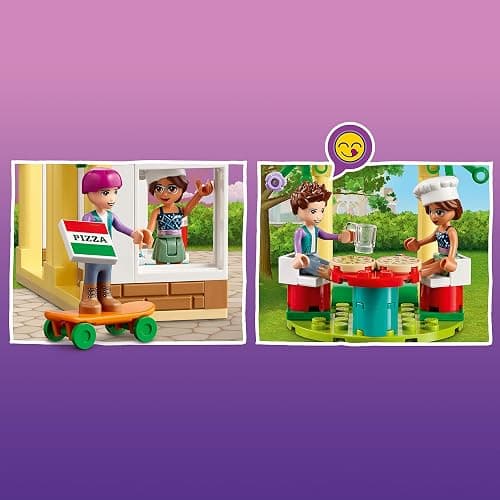 LEGO Friends Heartlake City Pizzeria 41705 Restaurant Set, Creative Gift for Grandchildren, Toys for Kids 5 Plus Years Old with Olivia & Ethan Mini-Dolls thumbnail 4