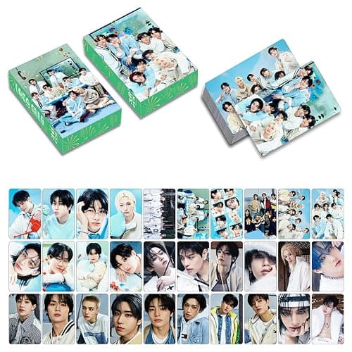 MeiYiYou 8Pack/240PCS Stray-K Photocards,Stray-K Lomo Cards Greeting Cards for Collection(Pink) thumbnail 6