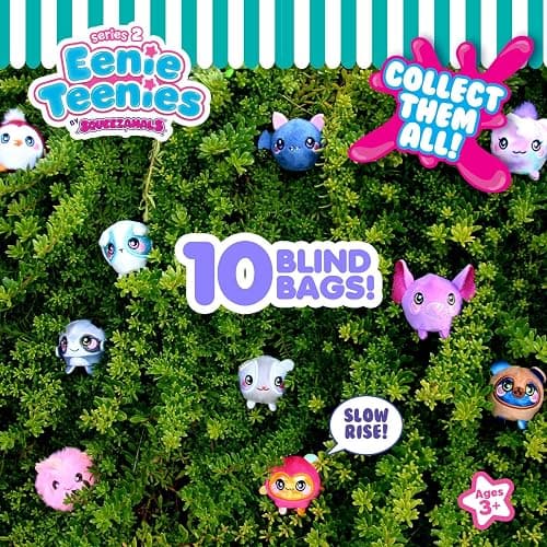 Squeezamals Eenie Teenies 10pks with an Eenie Teenie Character in Each! Collect All 24 Characters from Series 2 Mini-Blind Packed Fun! Made, Safe Materials thumbnail 5