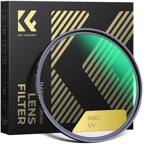 K&F CONCEPT Nano-Xcel 58MM Filtro UV Filtro de Protección, Filter MC UV Slim de HD Vidrio Óptico con 28 Capas Revestimiento Nano - Image 1