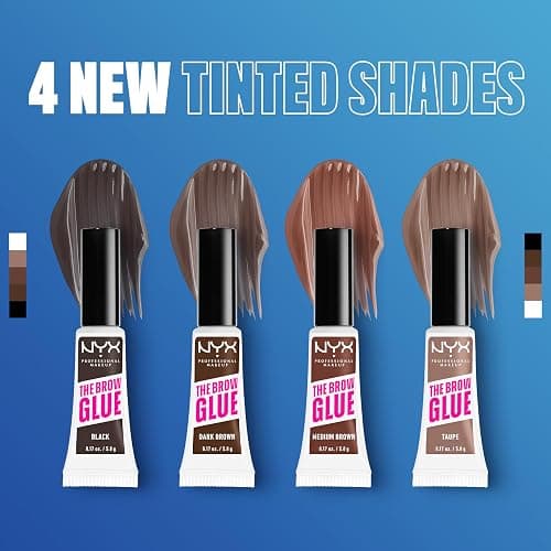 NYX PROFESSIONAL MAKEUP The Brow Glue, Extreme Hold Eyebrow Gel - Clear thumbnail 4