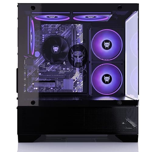 BEASTCOM Q3 Gaming PC Desktop Computer AMD Ryzen 5 3400G, 4K Vega Graphics, 16GB RAM, 1TB M.2 NVMe, 500W 80PLUS PSU, WiFi, Gaming Office Console, Towers Prebuilt PC thumbnail 3