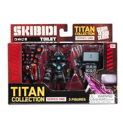 SKIBIDI Toilet Titan 3 Pack – All-New Collectibles, Officially Licensed Toilet Merch thumbnail 2