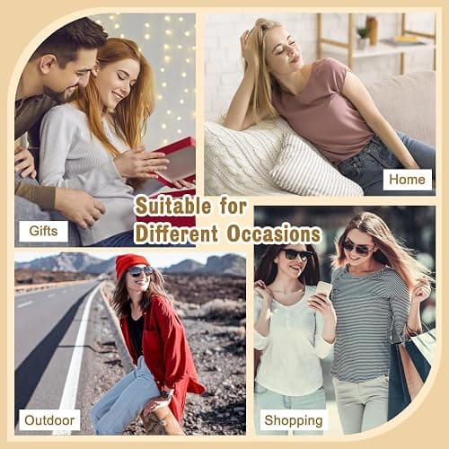 Justay 8 Pairs Ruffle Socks Woman Cute Frilly Soft Cotton Crew Ankle Socks for Women Gifts thumbnail 7