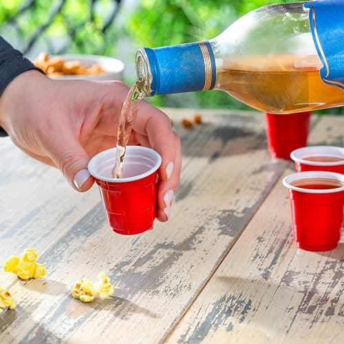 GUSTO [2 oz. - 100 Count Mini Shot Glasses Disposable - Red Jello Shot Cups for Parties and Events (Formerly Comfy Package) thumbnail 2