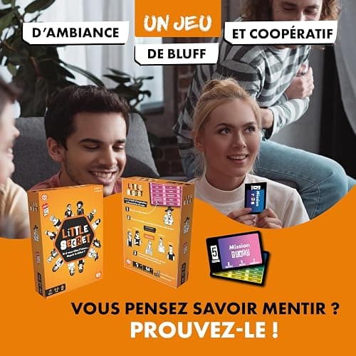 ATM Gaming Little Secret - Jeu de société - Concept de l'Imposteur - Jeu d’Ambiance et de Bluff en Famille et Entre Amis - Jeu de Cartes dès 10 Ans - Saurez-Vous démasquer Les traîtres ? thumbnail 4