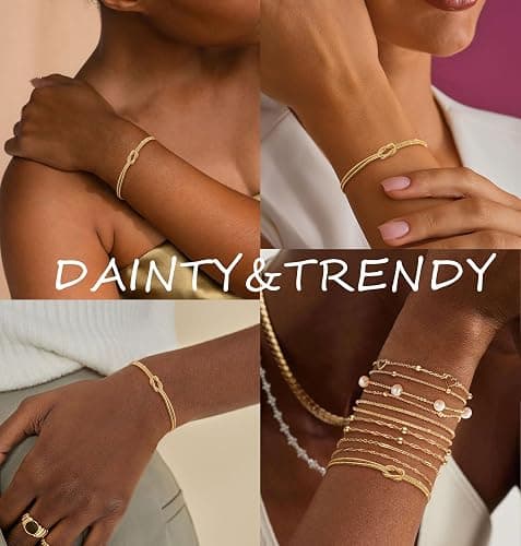 Glod Knot Bracelet thumbnail 5