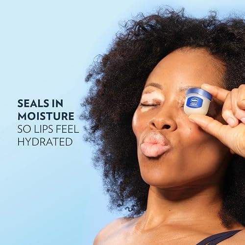 Vaseline Lip Therapy 2 Pack Original Mini For Dry, Chapped Lips Hydrating Lip Balm 0.5 oz thumbnail 4
