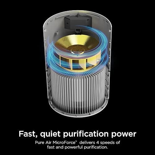 Shark Air Purifiers for Bedroom, Office, Dorm, Small Room, HEPA Air Filter, Odor Eliminator, Covers Up To 500 SQ FT, Air Filtration Removes Smoke, Dust, Allergens, Pet Dander, and Pollutants, HP102 - 500 sq. ft. thumbnail 6