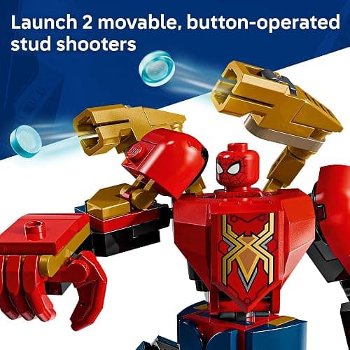 LEGO Marvel Mech Battle: Spider-Man vs. Doc Ock 76338 | Building Toys for Boys & Girls, Ages 6+, Super Hero Mech for Pretend Play, 3 Minifigures, 315 Pieces, Gift for Birthdays thumbnail 3