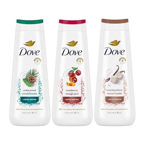 Dove Body Wash 3 Count Mixed Pack for Renewed, Healthy-Looking Skin Gentle Skin Cleanser with 24hr Renewing MicroMoisture thumbnail 2