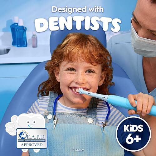 Oral-B iO Kids Disney Stitch Electric Toothbrush, 1 Toothbrush Head, 1 Travel Case, 3 Modes with Kid-Friendly Sensitive Mode, 2-Min Music Timer, for Ages 6+ thumbnail 3