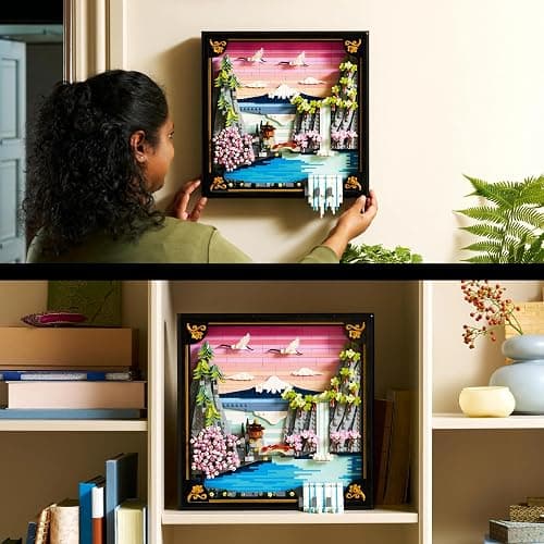 Lego 31218 Lego Art Japanese Scenery Toy Birthday Present Block Men Women Painting Art Interior Stylish thumbnail 8