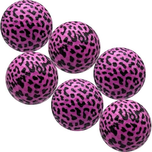 GBM Pink Leopard Print Novelty Golf Balls – Full Leopard Print Color Golf Balls for Gifts, Tournaments, League Events & Collectors, Ladies Golf Accessories, 1 Dozen thumbnail 5