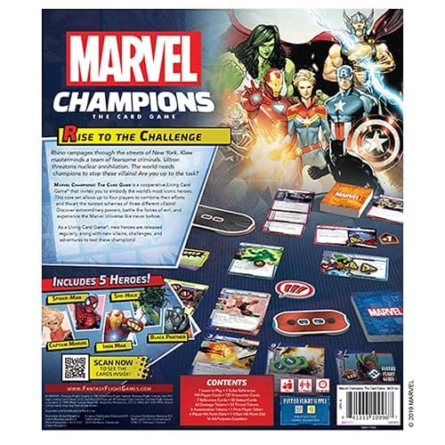 Asmodee Marvel Champions The Card Game (Core Set) - Cooperative Superhero Strategy Game for Kids and Adults, Ages 14+, 1-4 Players, 45-90 Minute Playtime thumbnail 3