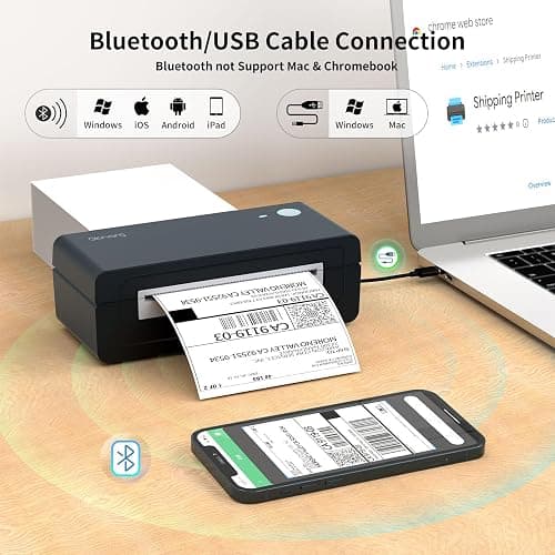 Bluetooth Thermal Shipping Label Printer thumbnail 3