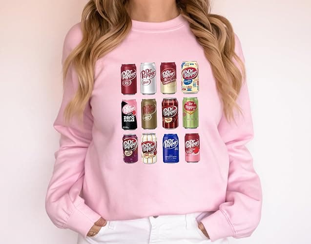 Till Death Dr. P.epper Sweatshirt, Dr. P.epper Shirt, Soda Vintage Tshirt, Gift for Soda Lover, Bottles Zero Sugar Lov thumbnail 3