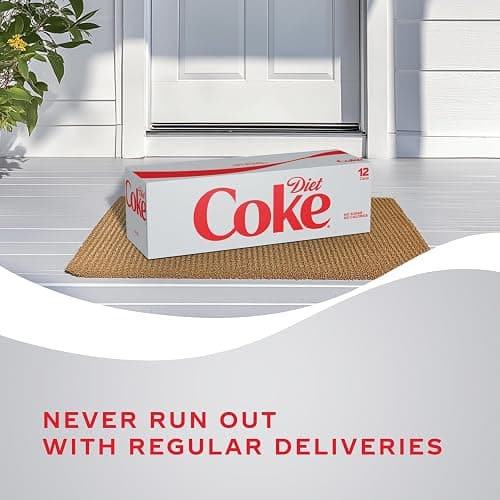 Diet Coke Soda Soft Drink Cans, 12 fl oz, 12 Pack | No sugar, no calories, 46 mg caffeine per can thumbnail 8