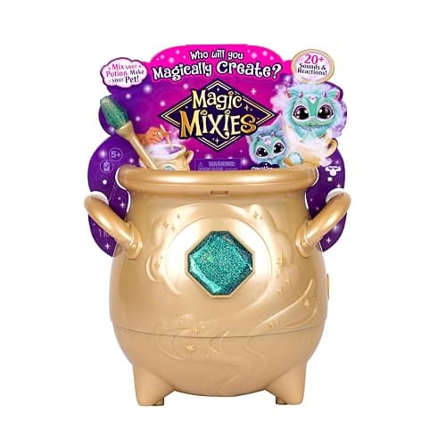 Magic Mixies - Magical Real Misting Gold Cauldron with 8 Inch Non-Electronic Plush Toy. Follow The Spell Book Add The Magic Ingredients. Who Will You Magically Create? thumbnail 7