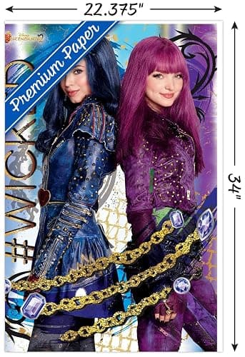Trends International Disney Descendants 2 - Wicked Wall Poster, 22.375" x 34", Premium Unframed Version thumbnail 3