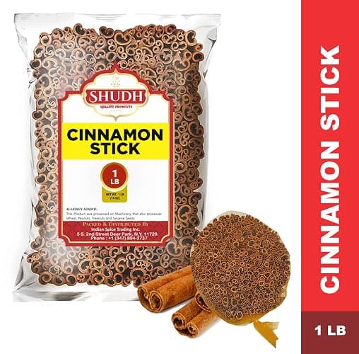 SHUDH Cinnamon Sticks 1 LB | Cassia Cinnamon | Canela | Perfect for Baking, Cooking & Beverages & Oatmeal| 2 3/4" Length | 100% Raw From Indonesia thumbnail 2