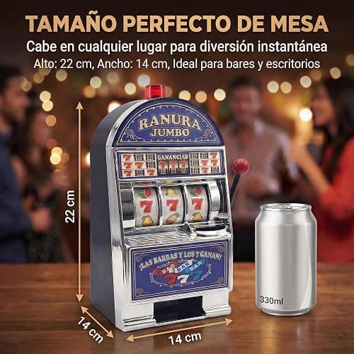 GOODS+GADGETS One-Armed Bandit - Máquina tragaperras con Efectos de luz y Sonido de Casino thumbnail 2
